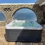 빌라 On The Rocks W Hot Tub At Cavo Delos