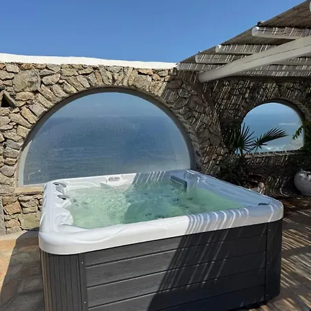 On The Rocks W Hot Tub At Cavo Delos Villa