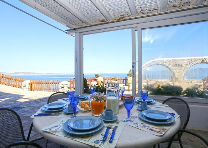 וילה On The Rocks W Hot Tub At Cavo Delos *