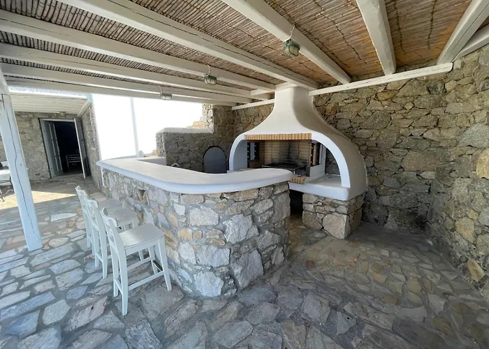 וילה On The Rocks W Hot Tub At Cavo Delos